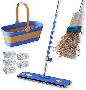 🔹 Mop® - Trapeador Plano con Exprimidor Automático 🧹