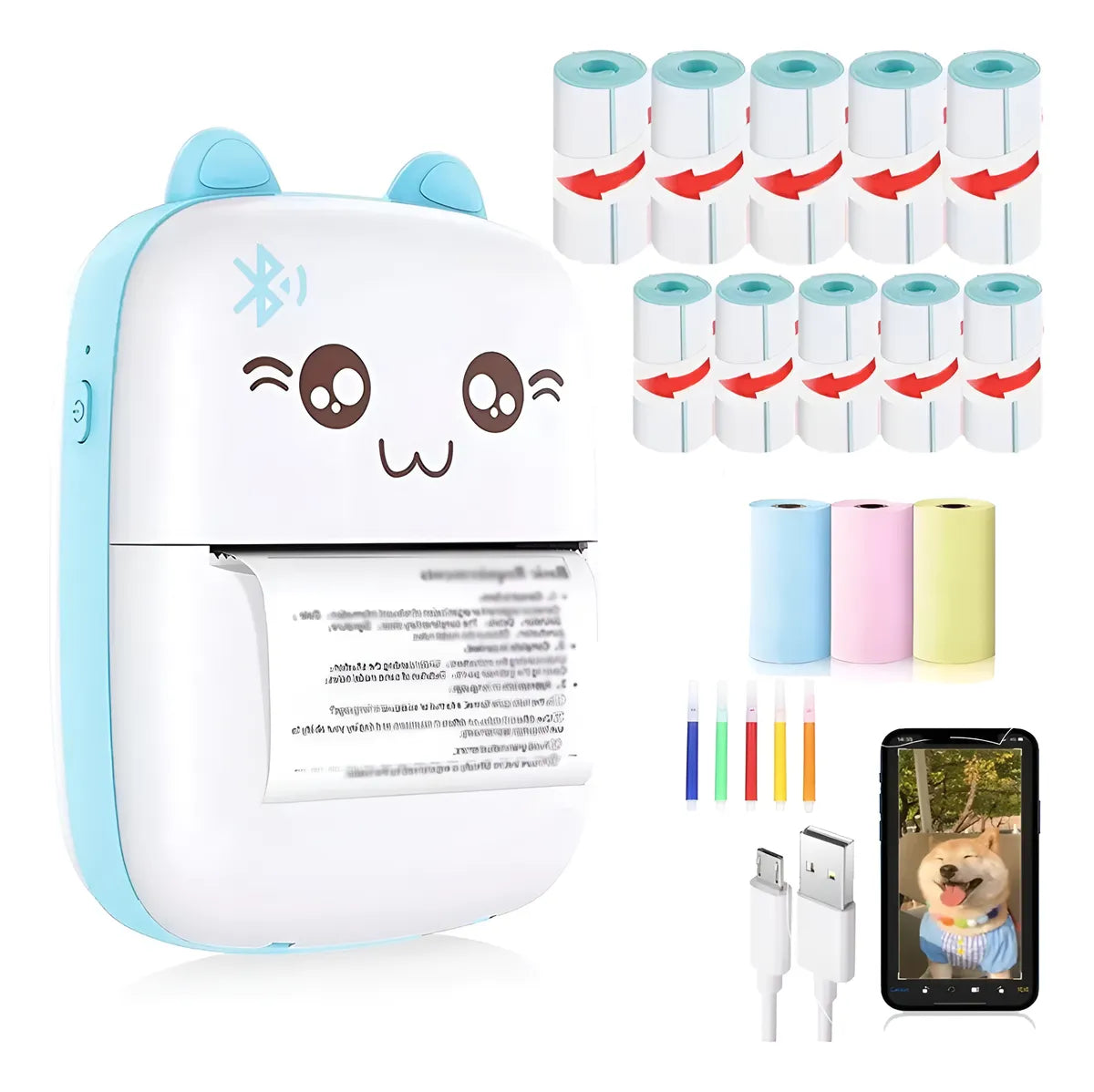 PROMO SEGUNDO 🖨️ FlashPrint® - Mini Impresora Portátil Bluetooth Para Android y iOS ✨ - PRECIO MÁS BAJO