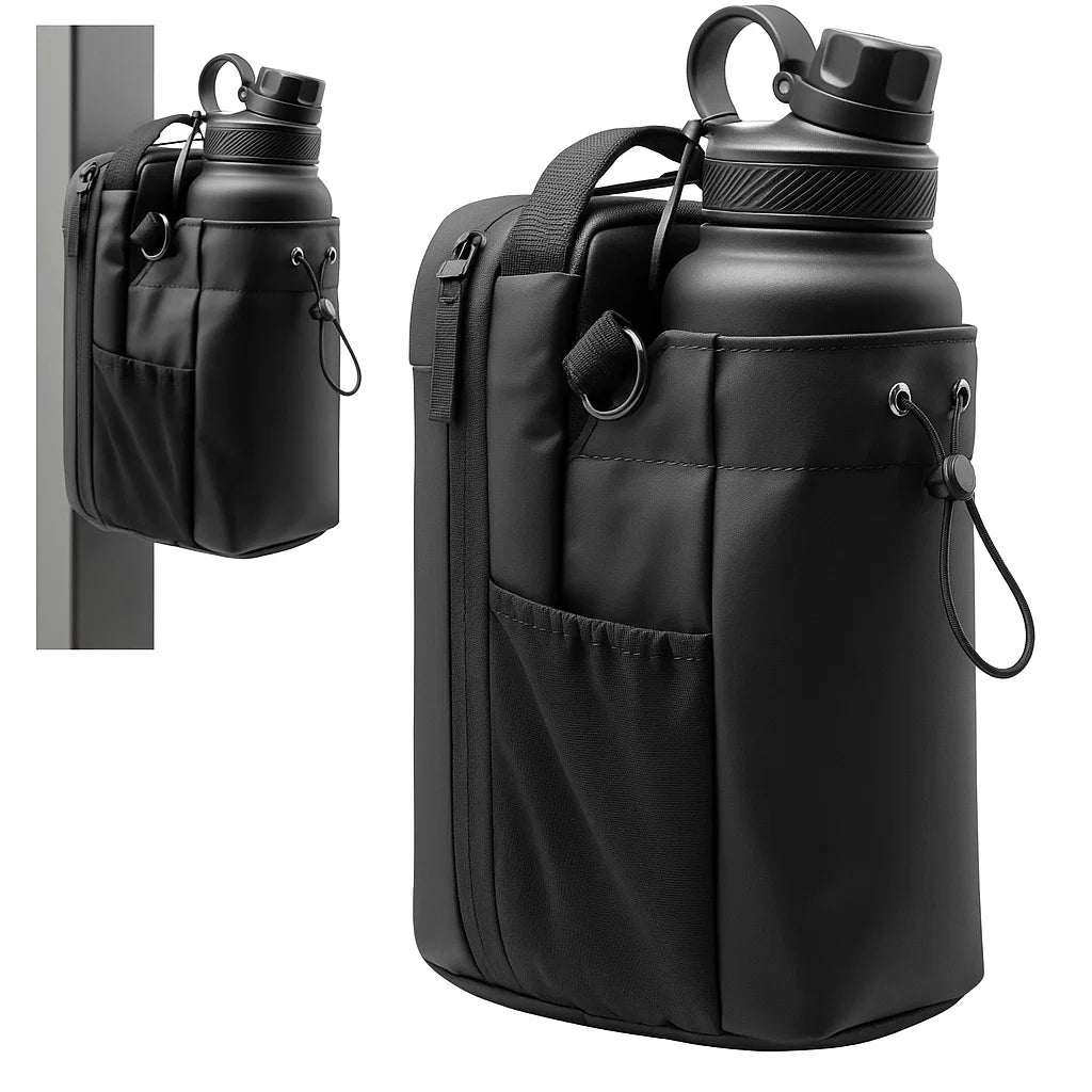PROMO SEGUNDO 🎒 GYMSPOT® - Bolsa Organizadora Portátil para Botella y Accesorios  💧