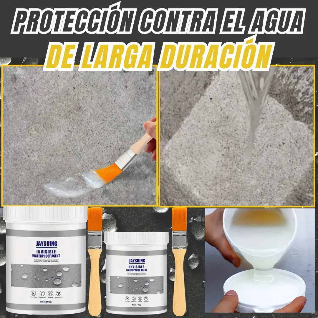 💦 AquaFix® - Kit Sellador E Impermeabilizante Multiusos ⭐   (1.2kg de producto + 4 brochas)