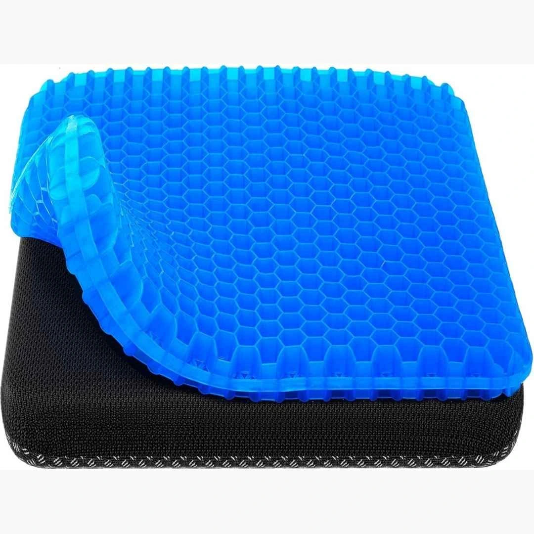 PROMO SEGUNDO 💙🪑 Comfy® - Cojín Ortopédico de Gel Antipresión 🧊😌 PRECIO MÁS BAJO